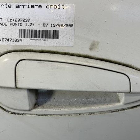 Porte arriere droit FIAT GRANDE PUNTO