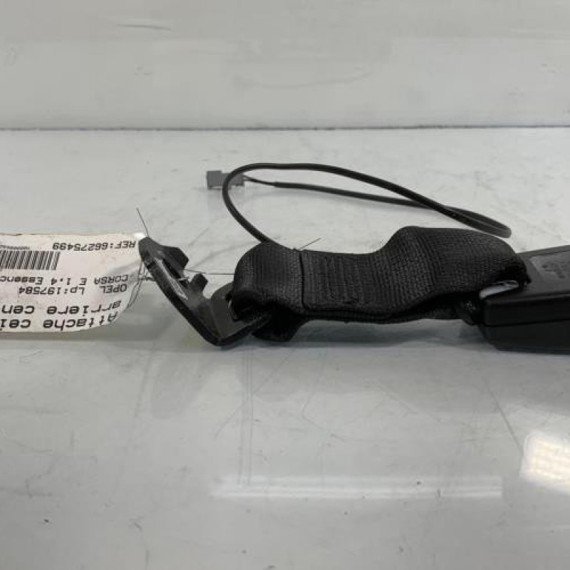 Attache ceinture arriere centrale OPEL CORSA E Photo n°2