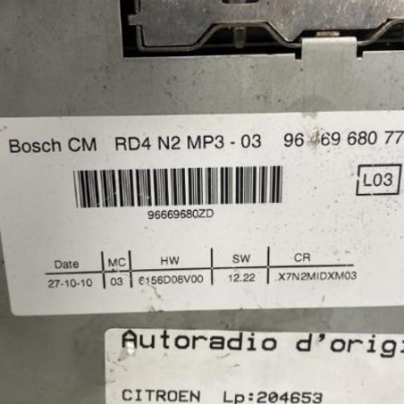 Autoradio d'origine CITROEN C5 2