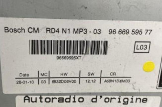 Autoradio d'origine PEUGEOT 3008 1