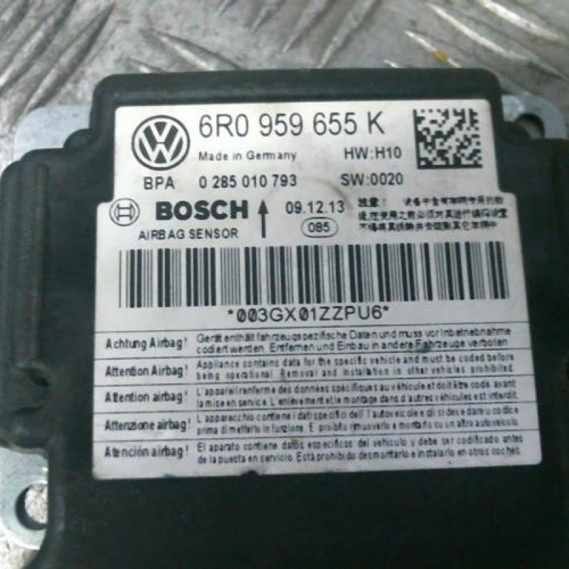 Boitier air bag SKODA FABIA 2 Photo n°2