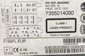 Autoradio d'origine FIAT PUNTO EVO 3