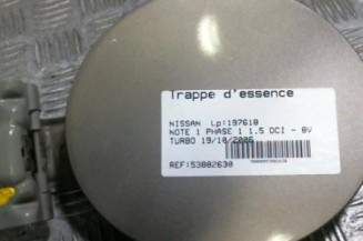 Trappe d'essence NISSAN NOTE 1 Photo n°1