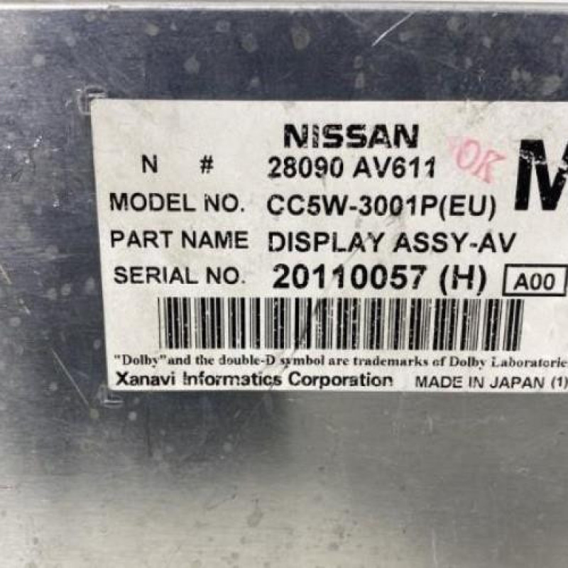 Ecran GPS NISSAN PRIMERA 3 Photo n°3