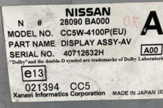 Ecran GPS NISSAN PRIMERA 3