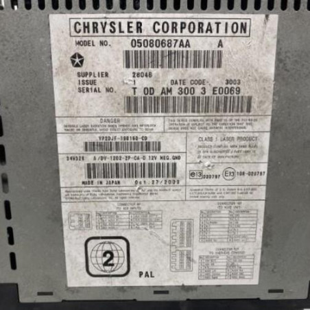 Chargeur CD CHRYSLER GRAND VOYAGER 4