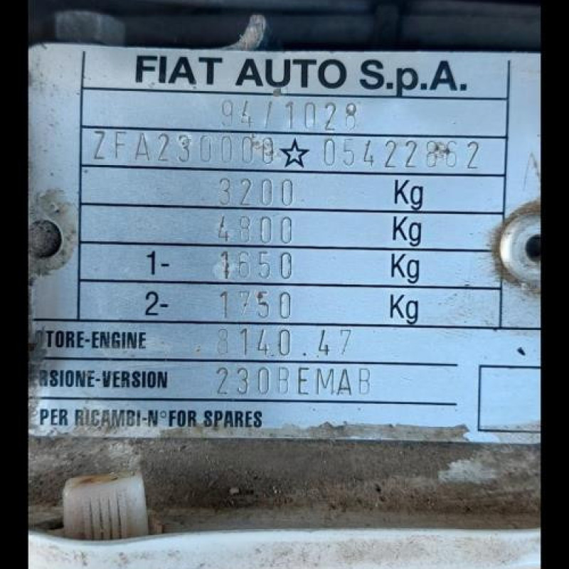 Moteur FIAT DUCATO 2 Photo n°3