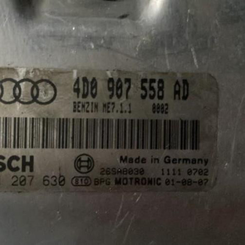 Calculateur moteur AUDI A6 2 Photo n°3