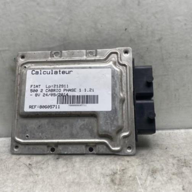 Calculateur moteur FIAT 500 2 Photo n°1