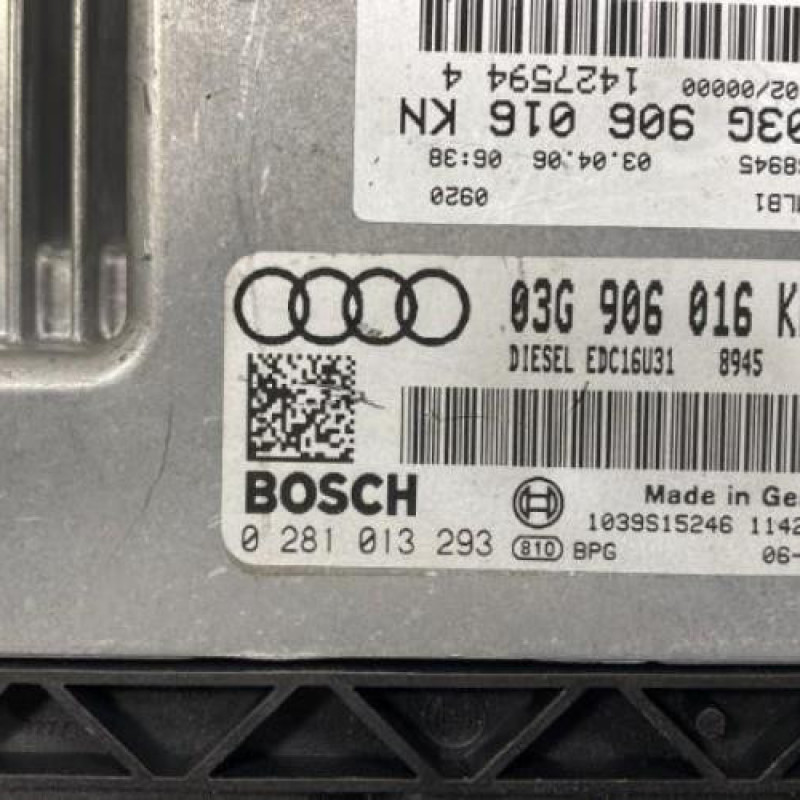 Calculateur moteur AUDI A4 2 Photo n°3