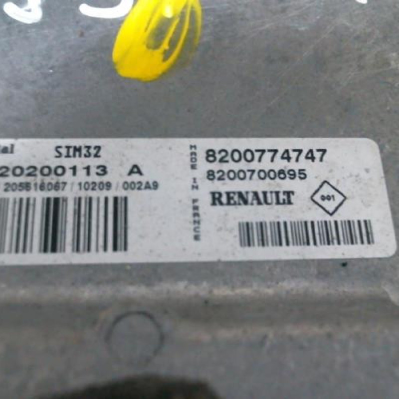 Calculateur moteur RENAULT TWINGO 2 Photo n°2