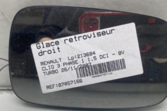 Glace retroviseur droit RENAULT CLIO 3