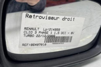 Retroviseur droit RENAULT CLIO 3