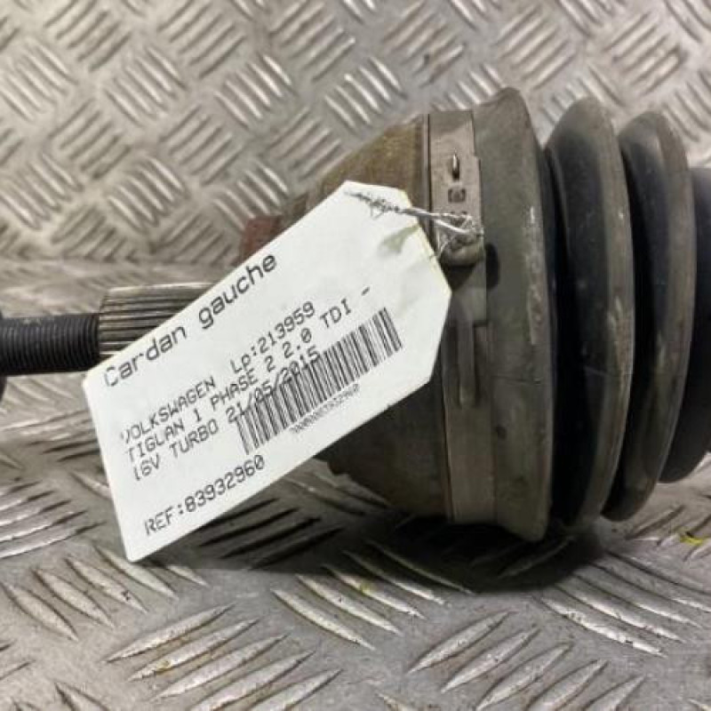 Cardan gauche (transmission) VOLKSWAGEN TIGUAN 1 Photo n°3