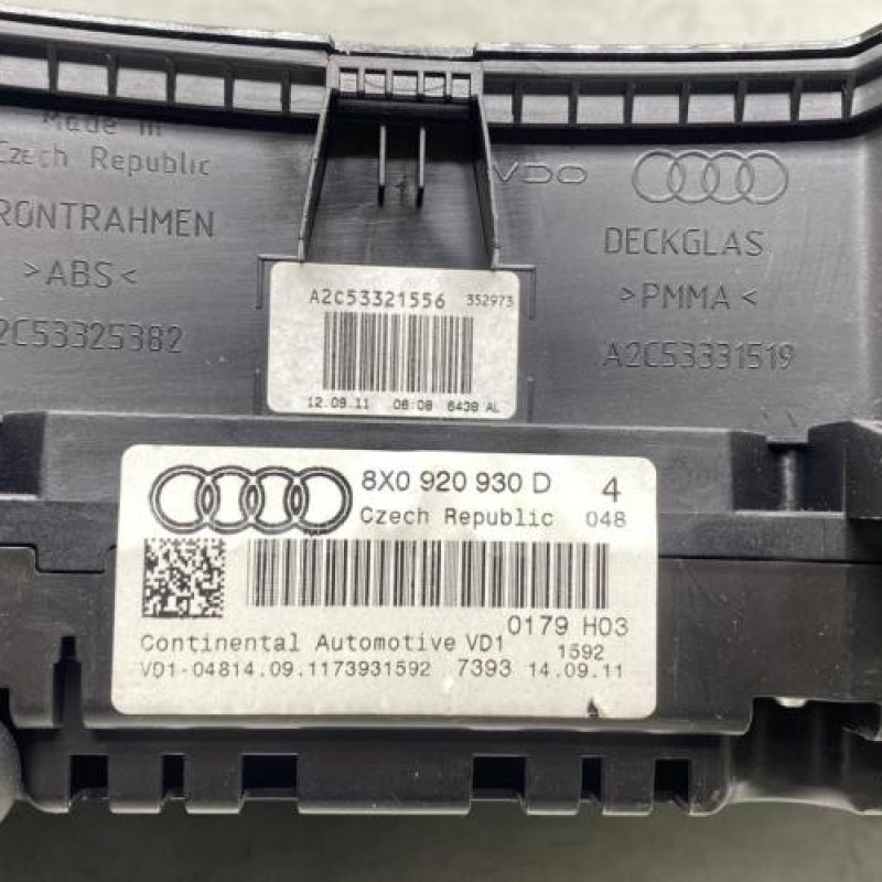 Compteur AUDI A1 1 Photo n°5