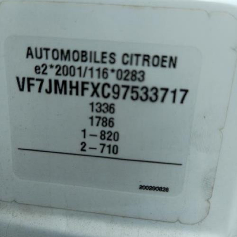 Pretensionneur de ceinture avant droit CITROEN C2 Photo n°12