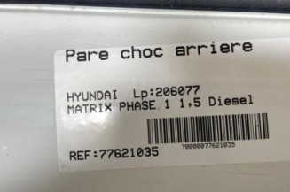 Pare choc arriere HYUNDAI MATRIX Photo n°1