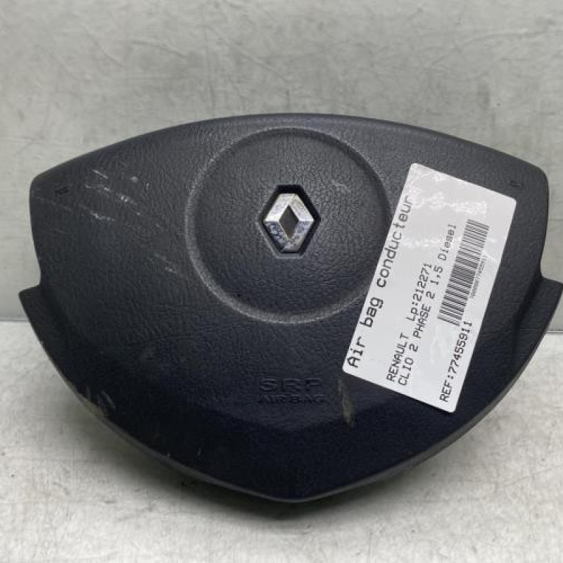 Air bag conducteur RENAULT CLIO 2 Photo n°1