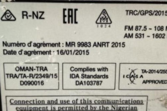 Autoradio d'origine RENAULT TALISMAN